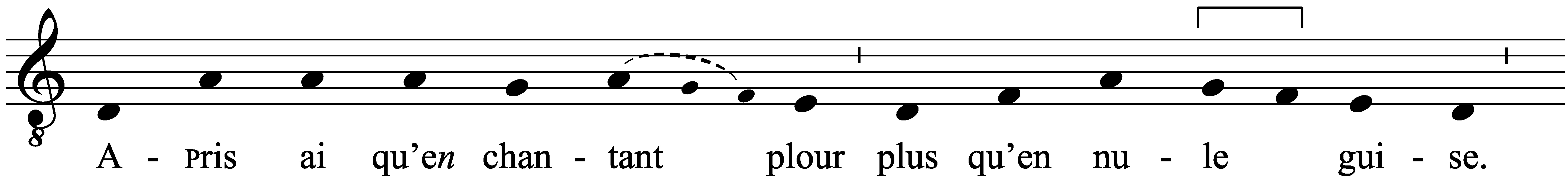 Work musical notation